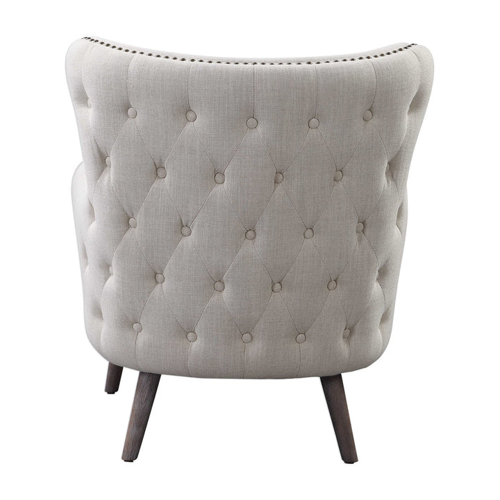 Uttermost Donya Cream Accent Chair-Uttermost-UTTM-23500-Lounge Chairs-5-France and Son