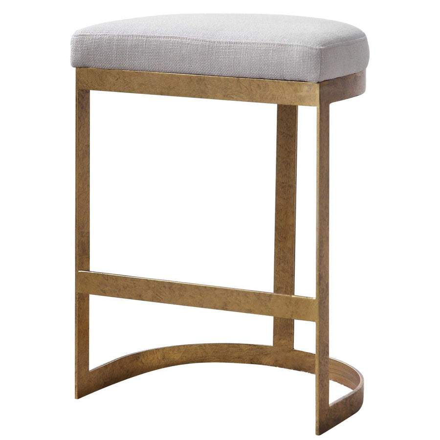 Ivanna Counter Stool-Uttermost-UTTM-23523-Stools & OttomansGold-1-France and Son