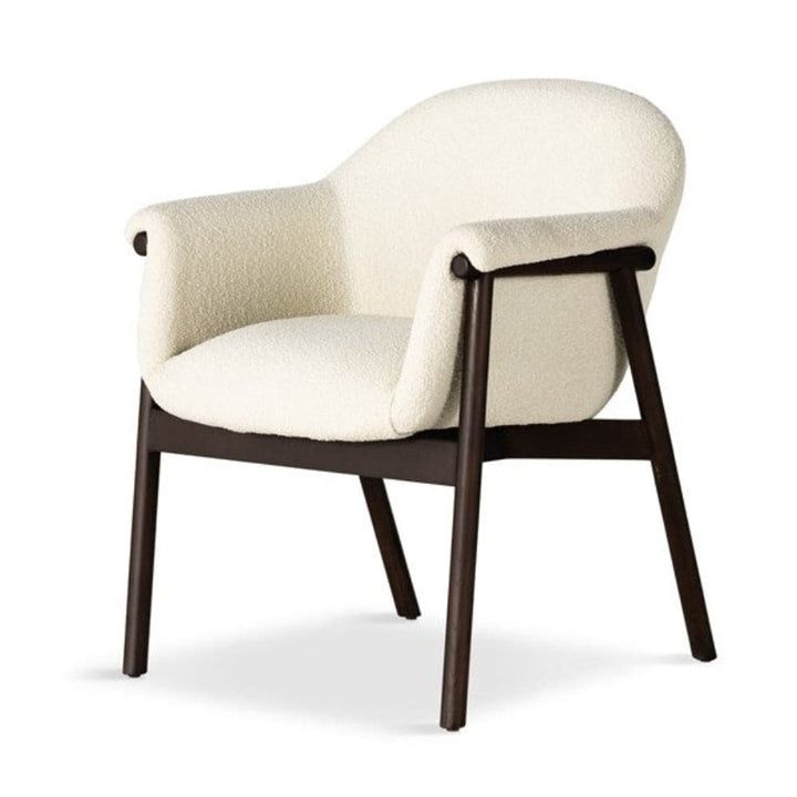 Sora Dining Armchair-Four Hands-FH-235251-007-Dining ChairsFiqa Boucle Cream-1-France and Son