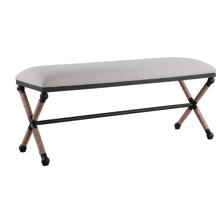 Firth Oatmeal Bench-Uttermost-UTTM-23528-Benches-1-France and Son