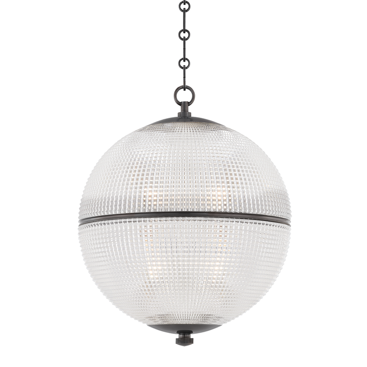 Sphere No. 3 1 Light Large Pendant-Hudson Valley-HVL-MDS801-DB-PendantsDistressed Bronze-2-France and Son