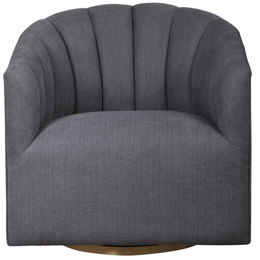 Uttermost Cuthbert Modern Swivel Chair-Uttermost-UTTM-23536-Lounge Chairs-1-France and Son