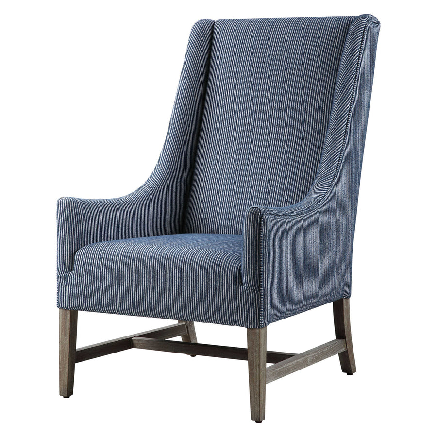 Galiot Wingback Accent Chair-Uttermost-UTTM-23562-Lounge Chairs-1-France and Son