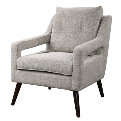 O'Brien Armchair-Uttermost-UTTM-23570-Lounge ChairsNeutral Stone Woven-1-France and Son