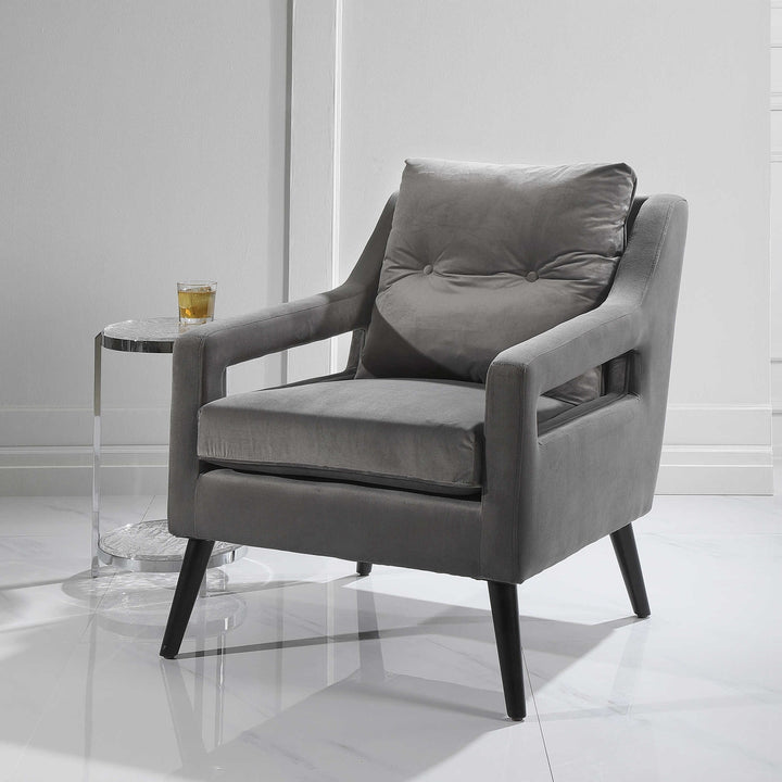 O'Brien Armchair-Uttermost-UTTM-23570-Lounge ChairsNeutral Stone Woven-6-France and Son