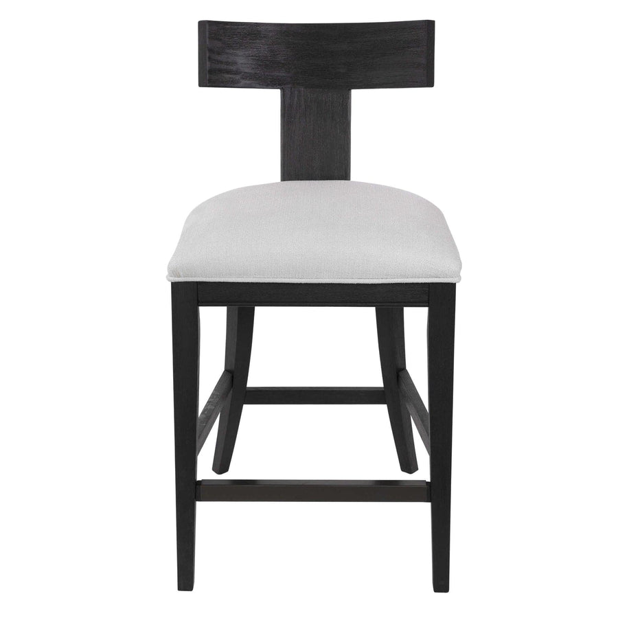 Idris Modern Wood Counter Stool-Uttermost-UTTM-23664-Stools & Ottomans-1-France and Son