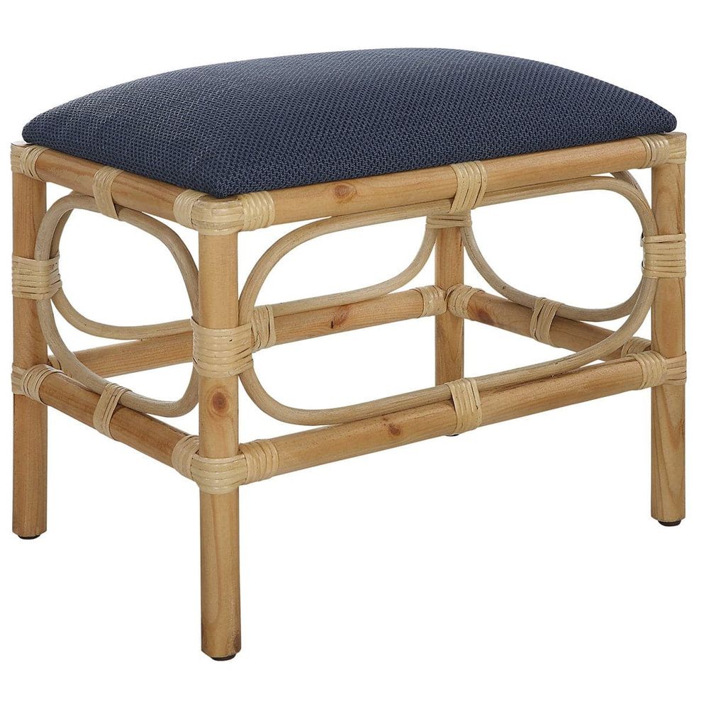 Laguna Small Bench-Uttermost-UTTM-23666-BenchesStriped-9-France and Son