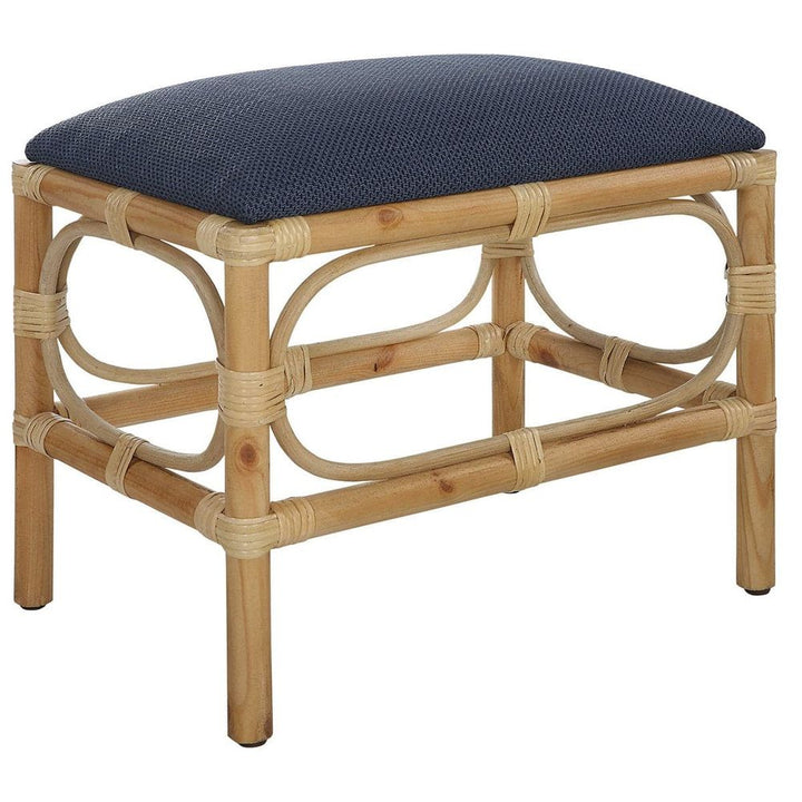 Laguna Small Bench-Uttermost-UTTM-23666-BenchesStriped-9-France and Son