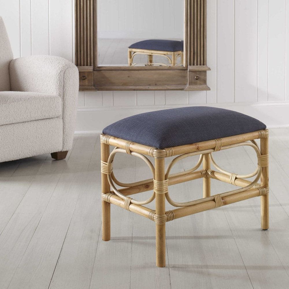 Laguna Small Bench-Uttermost-UTTM-23666-BenchesStriped-8-France and Son