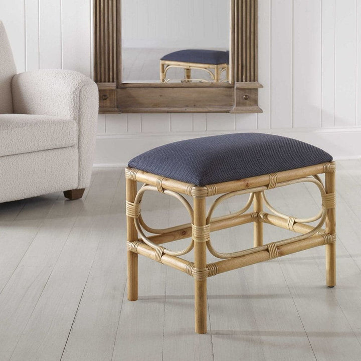 Laguna Small Bench-Uttermost-UTTM-23666-BenchesStriped-8-France and Son