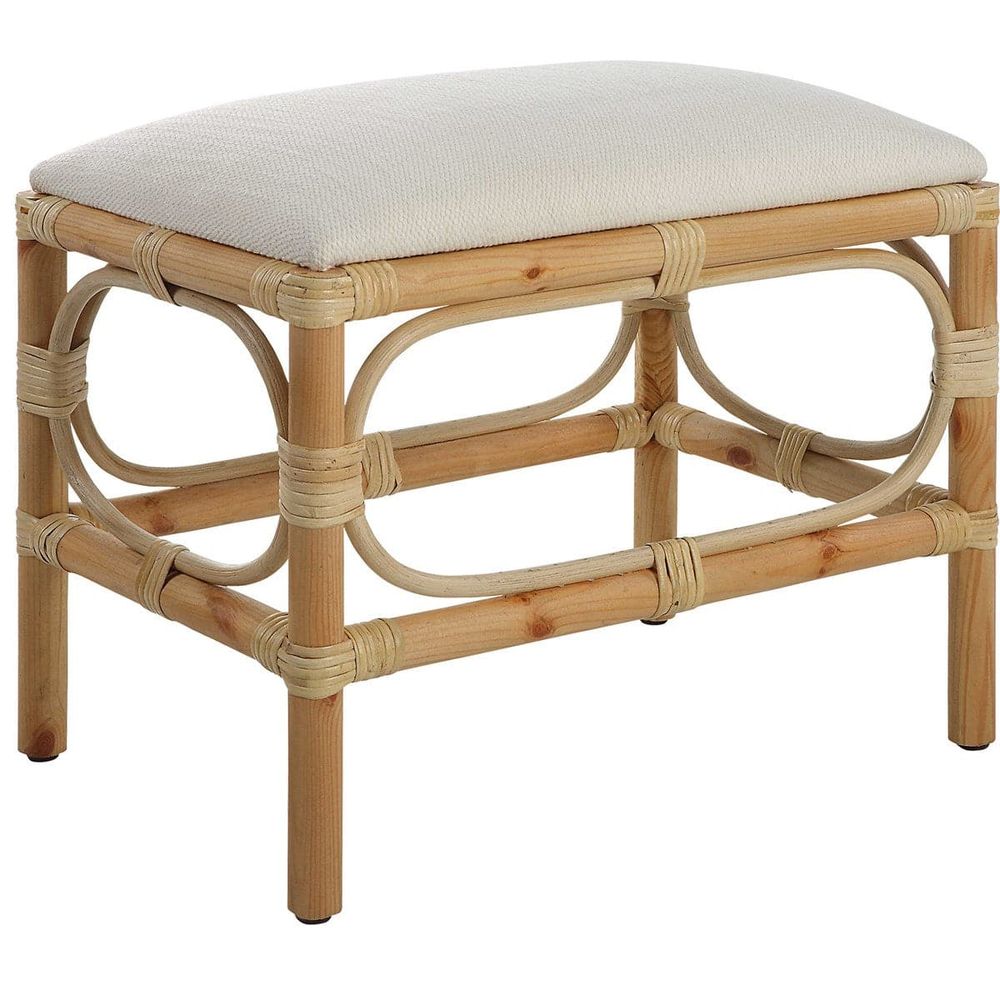 Laguna Small Bench-Uttermost-UTTM-23666-BenchesStriped-15-France and Son