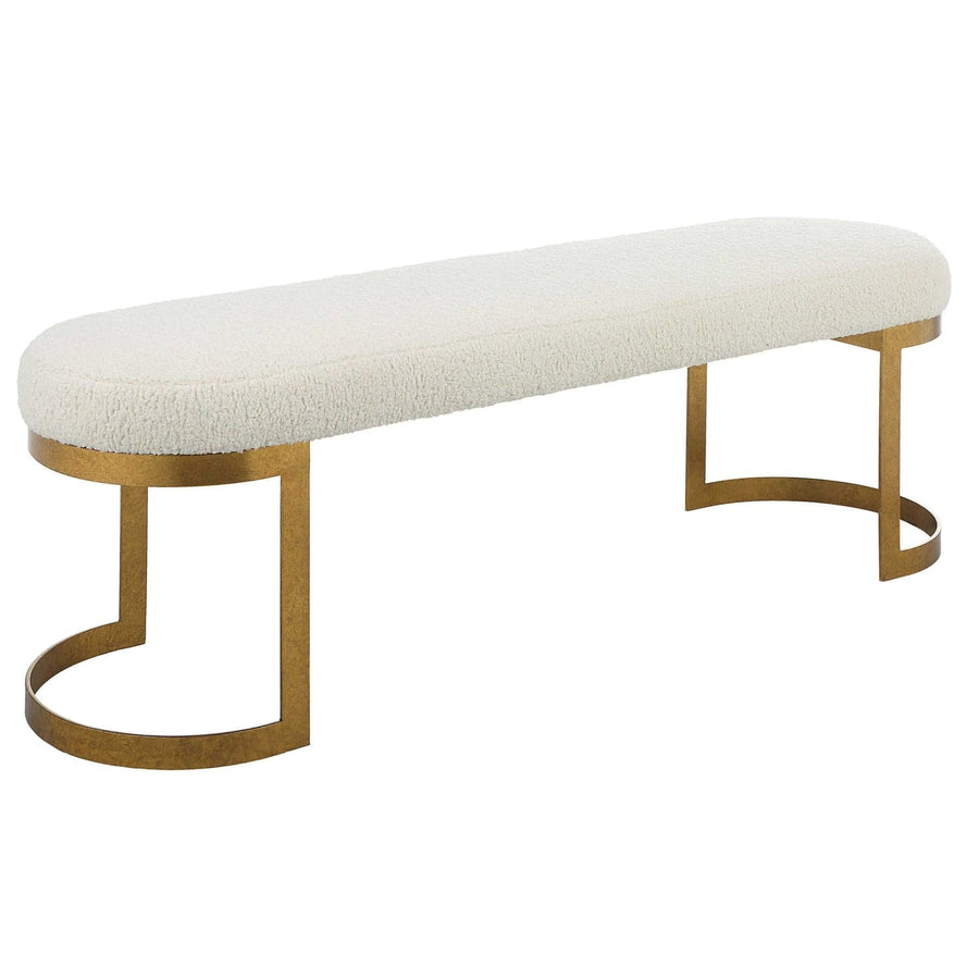 Infinity Bench, Gold-Uttermost-UTTM-23757-Benches-1-France and Son