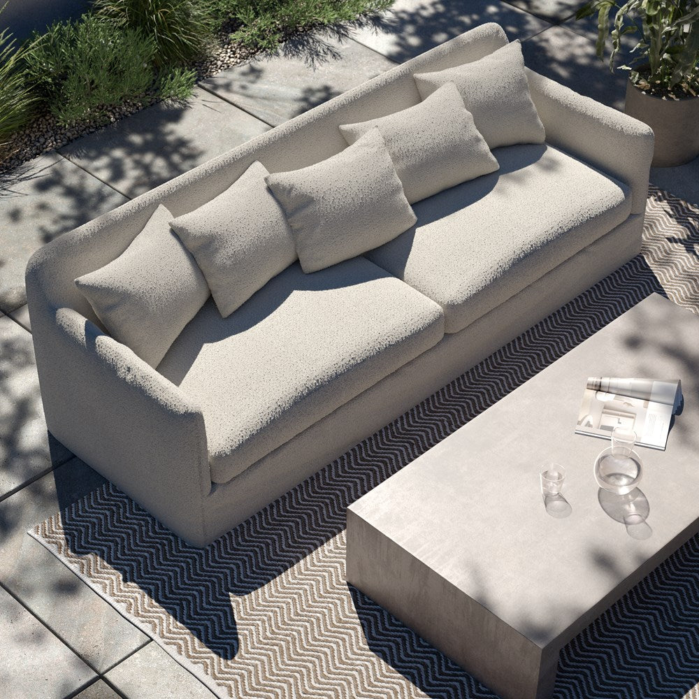 Dade Outdoor Slipcover Sofa-Four Hands-STOCKR-FH-225073-005-Outdoor SofasStone Grey-19-France and Son