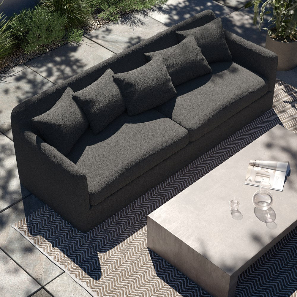 Dade Outdoor Slipcover Sofa-Four Hands-STOCKR-FH-225073-005-Outdoor SofasStone Grey-23-France and Son