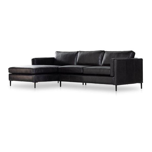 Emery 2pc Sectional-Four Hands-FH-237653-007-SectionalsSonoma Black-LAF-1-France and Son