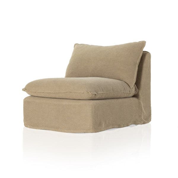 Andre Slipcover Sectional-Four Hands-FH-238668-008-Lounge ChairsARMLESS PIECE-Broadway Canvas-1-France and Son