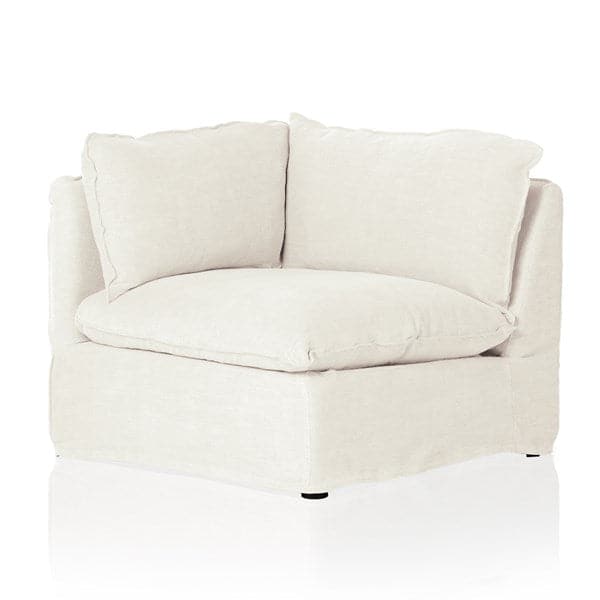 Andre Slipcover Sectional-Four Hands-FH-238669-009-Lounge ChairsLAF PIECE-Broadway Snow-17-France and Son