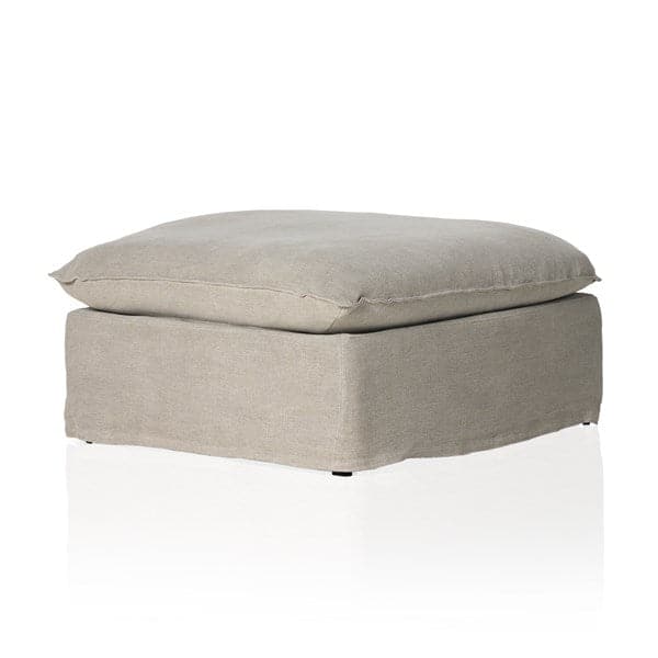 Andre Slipcover Sectional-Four Hands-FH-238670-007-Lounge ChairsOTTOMAN-Broadway Stone-23-France and Son