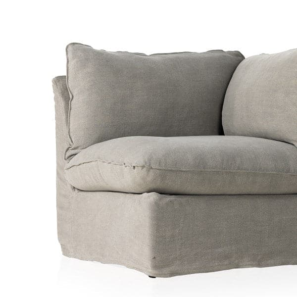 Andre Slipcover Sectional-Four Hands-FH-238668-008-Lounge ChairsARMLESS PIECE-Broadway Canvas-15-France and Son