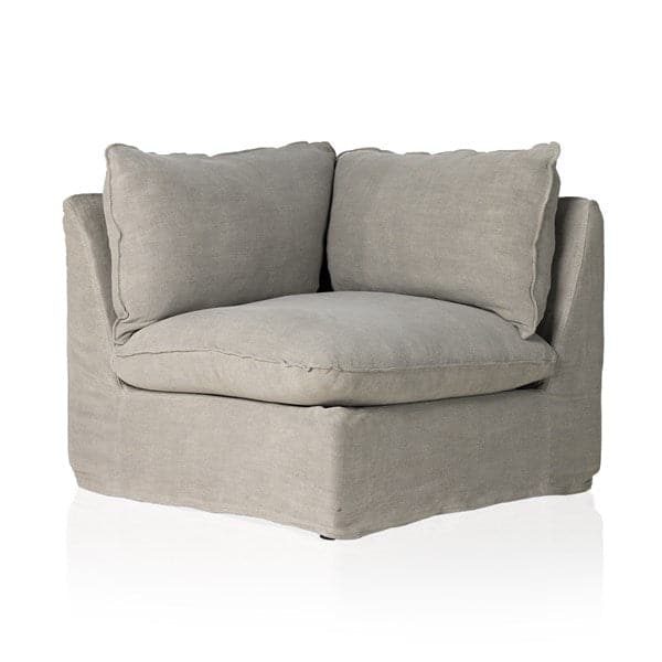 Andre Slipcover Sectional-Four Hands-FH-238672-008-Lounge ChairsCORNER PIECE-Broadway Stone-14-France and Son