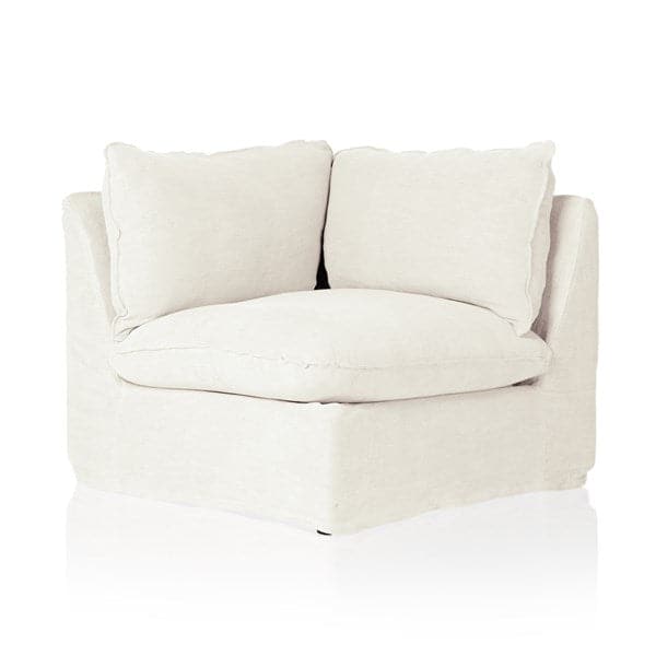 Andre Slipcover Sectional-Four Hands-FH-238672-010-Lounge ChairsCORNER PIECE-Broadway Snow-12-France and Son