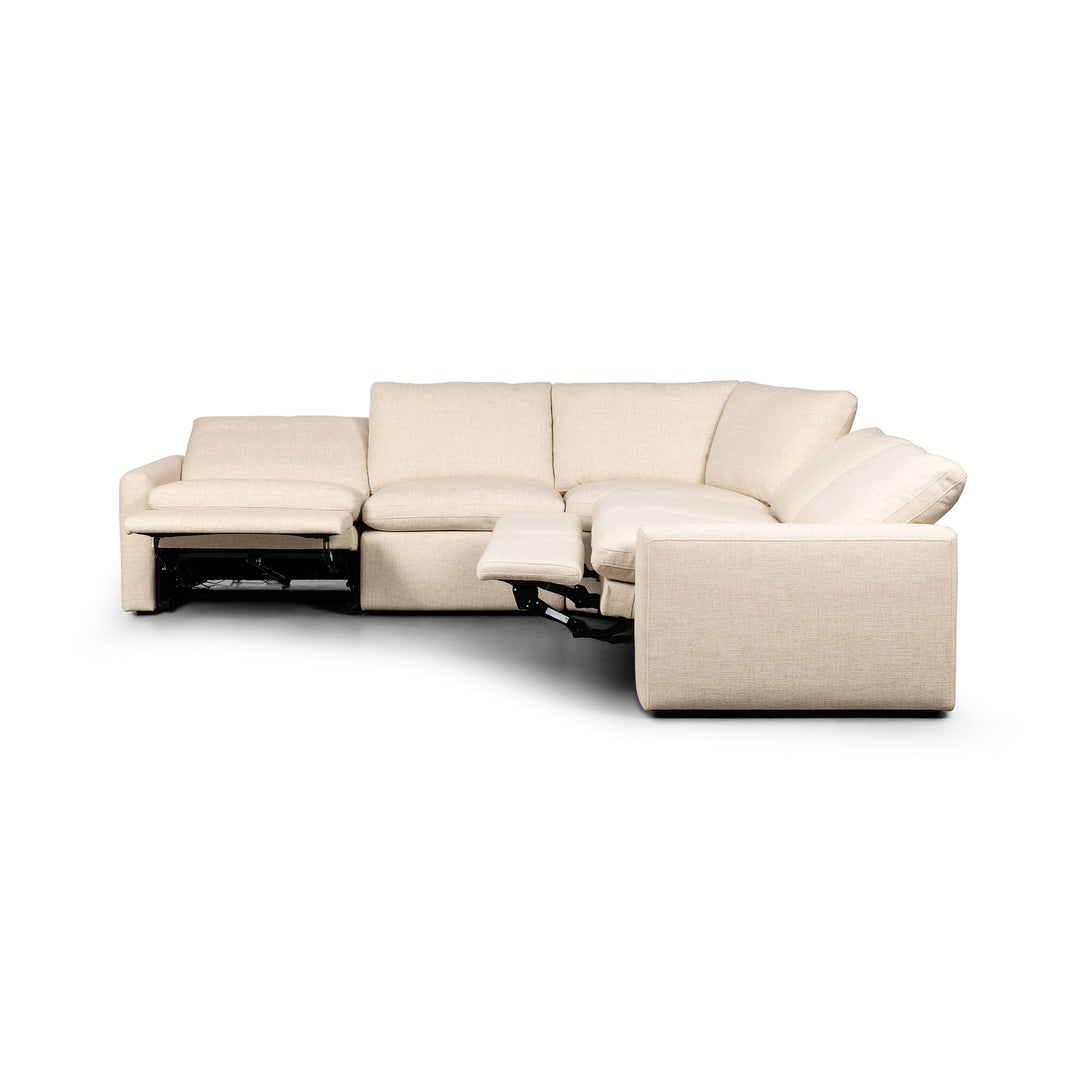 Tillery Power Recliner 5pc Sectional - Antigo Natural-Four Hands-FH-238976-002-Sectionals-4-France and Son