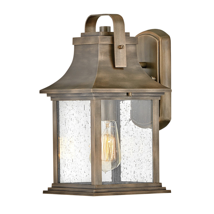 Outdoor Grant - Small Wall Mount Lantern-Hinkley Lighting-HINKLEY-2390BU-lanternsBurnished Bronze-1-France and Son