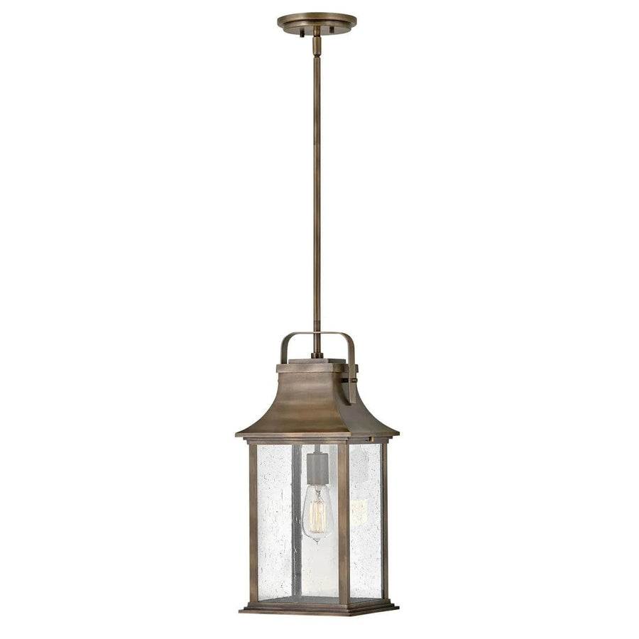 Outdoor Grant - Medium Hanging Lantern-Hinkley Lighting-HINKLEY-2392BU-Outdoor Post LanternsBurnished Bronze-1-France and Son