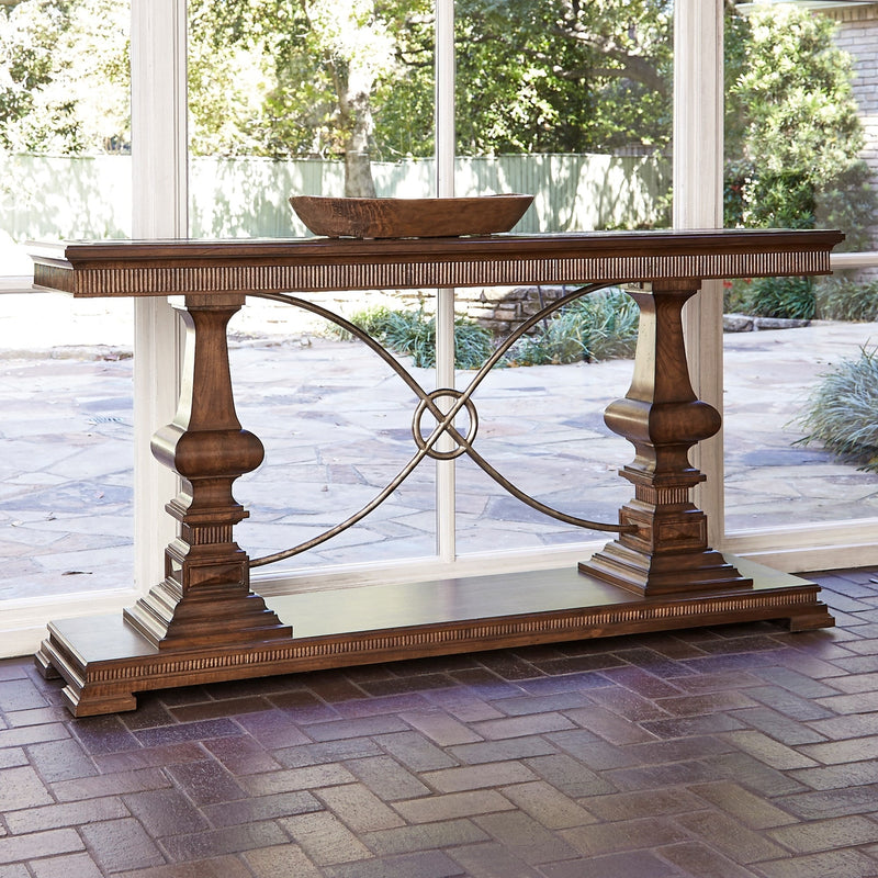 Woodford Console Table - Nutmeg-Ambella-AMBELLA-24030-850-001-Console Tables-1-France and Son