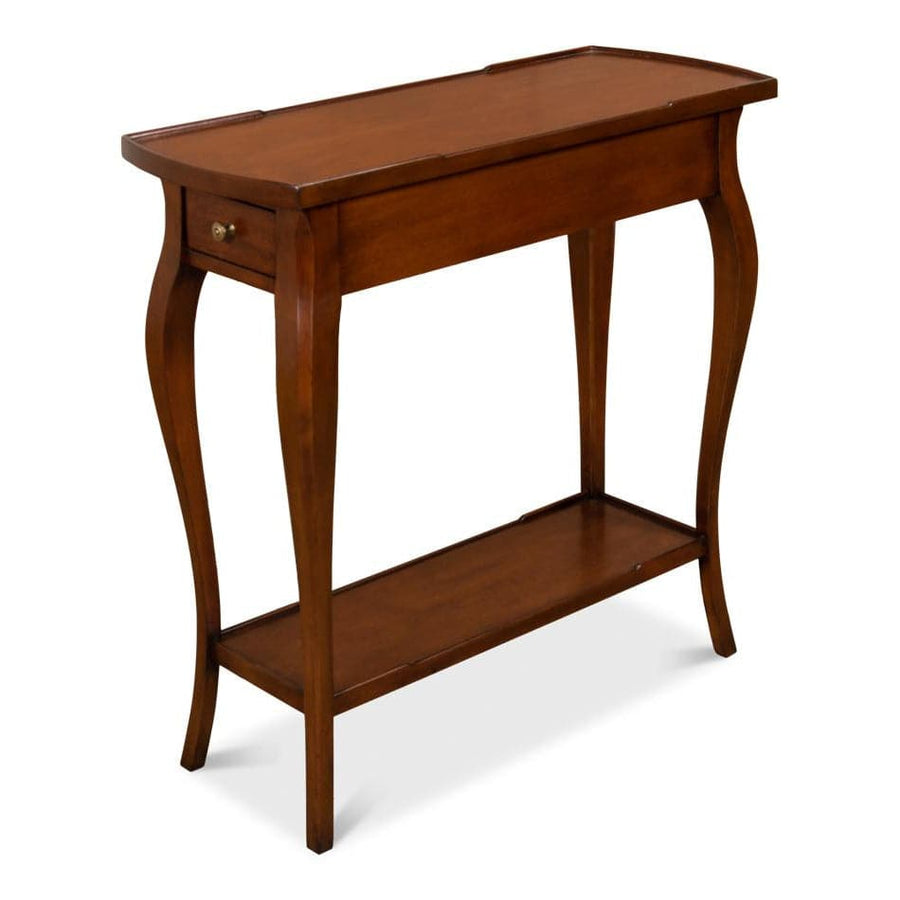 Old World Side Table-SARREID-SARREID-24294-Side TablesWalnut-1-France and Son