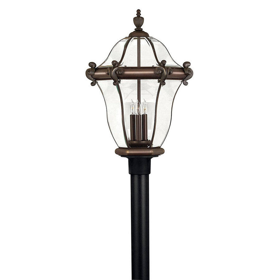 Outdoor San Clemente - Extra Large Post Top or Pier Mount Lantern-Hinkley Lighting-HINKLEY-2447CB-Outdoor Post Lanterns-1-France and Son