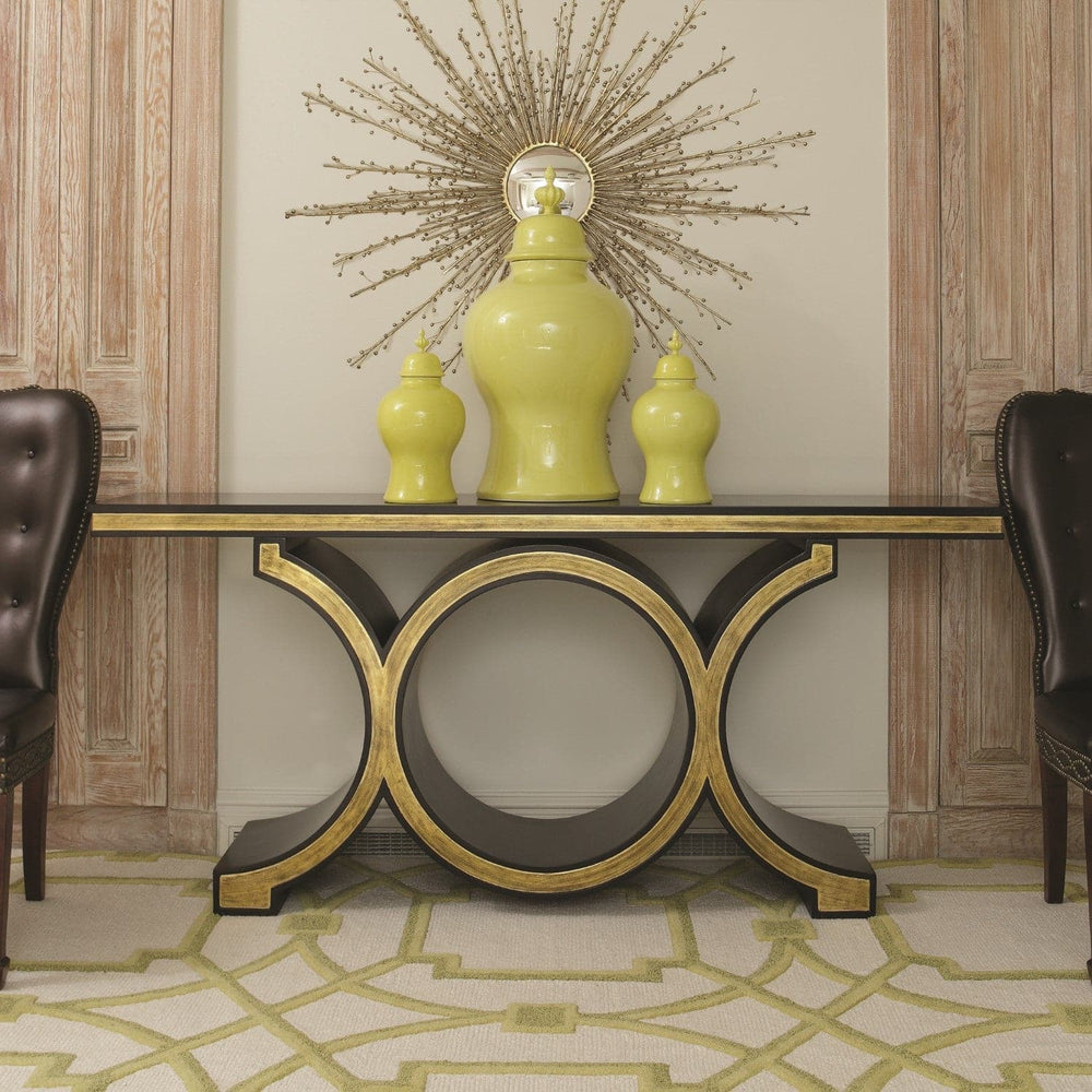 Link Console-Black/Gold-Global Views-GVSA-2454-Console Tables-2-France and Son