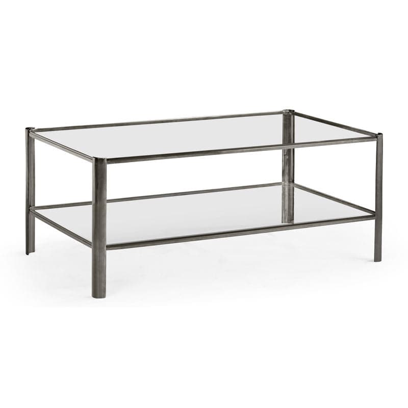 Gatsby Black Nickel Cocktail Table-Jonathan Charles-JCHARLES-494977-NKB-Coffee Tables-1-France and Son