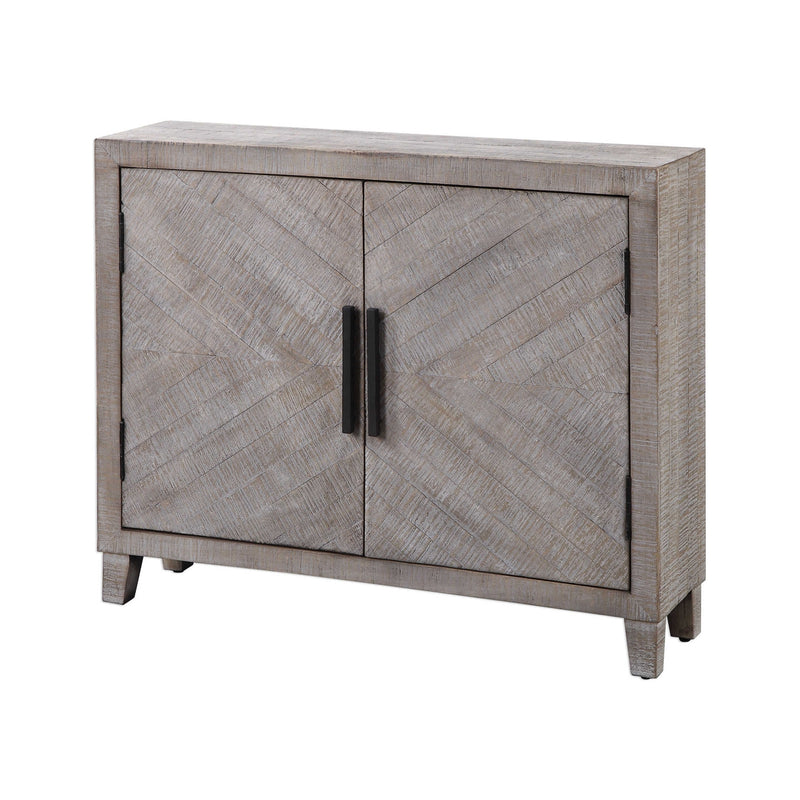 Adalind White Washed Accent Cabinet-Uttermost-UTTM-24873-Sideboards & Credenzas-1-France and Son
