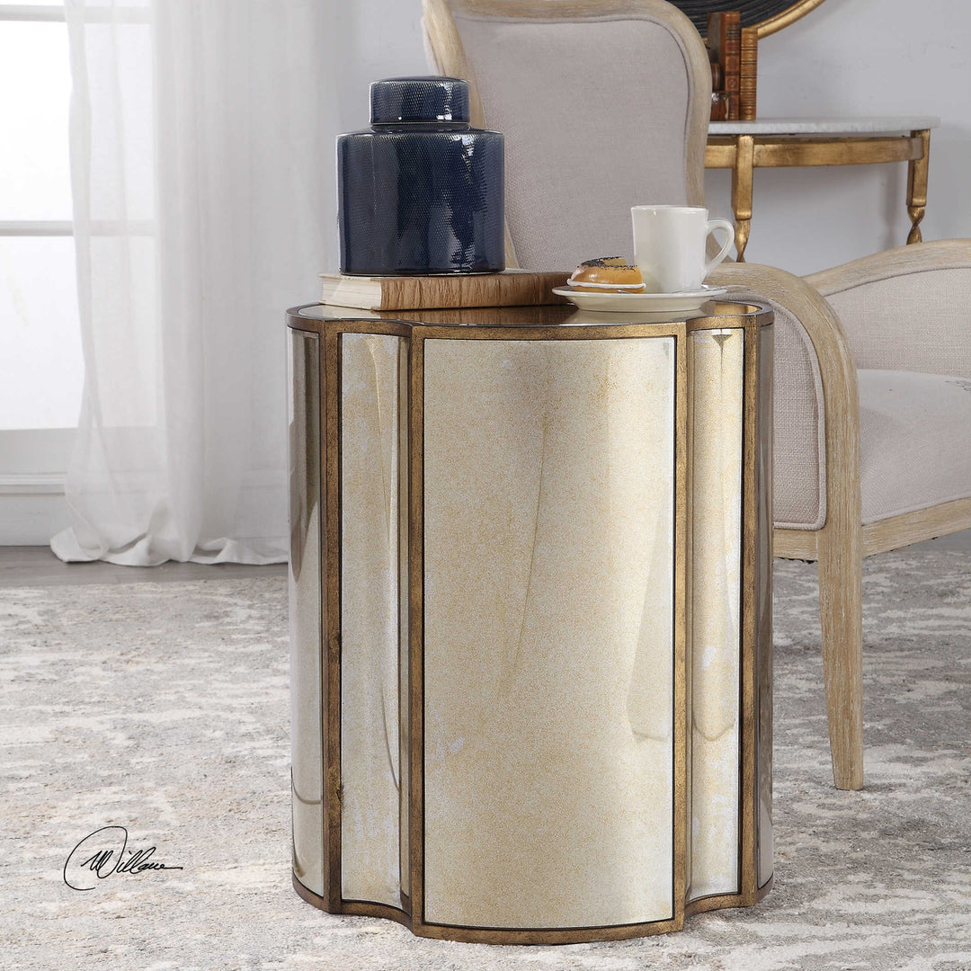 Harlow Mirrored Accent Table-Uttermost-UTTM-24888-Side Tables-2-France and Son