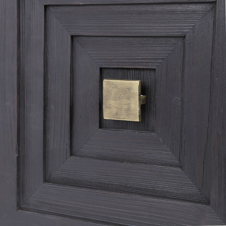 Aiken Dark 2 Door Cabinet-Uttermost-UTTM-24916-Sideboards & Credenzas-8-France and Son