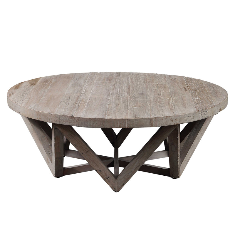 Kendry Reclaimed Wood Coffee Table-Uttermost-UTTM-24928-Coffee Tables-1-France and Son