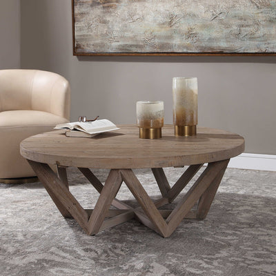 Kendry Reclaimed Wood Coffee Table-Uttermost-UTTM-24928-Coffee Tables-3-France and Son