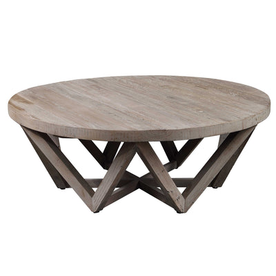 Kendry Reclaimed Wood Coffee Table-Uttermost-UTTM-24928-Coffee Tables-4-France and Son