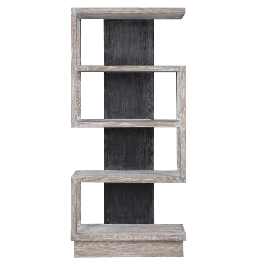 Uttermost Nicasia Modern Etagere-Uttermost-UTTM-24958-Bookcases & Cabinets-1-France and Son