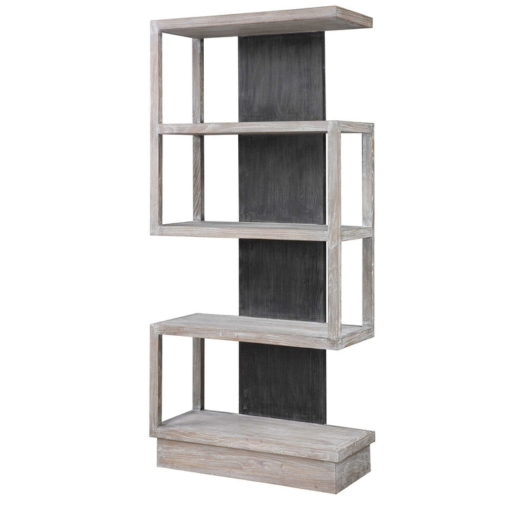 Uttermost Nicasia Modern Etagere-Uttermost-UTTM-24958-Bookcases & Cabinets-3-France and Son