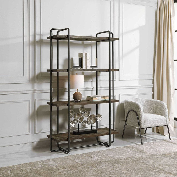Uttermost Stilo Urban Industrial Etagere-Uttermost-UTTM-24970-Bookcases & Cabinets-2-France and Son