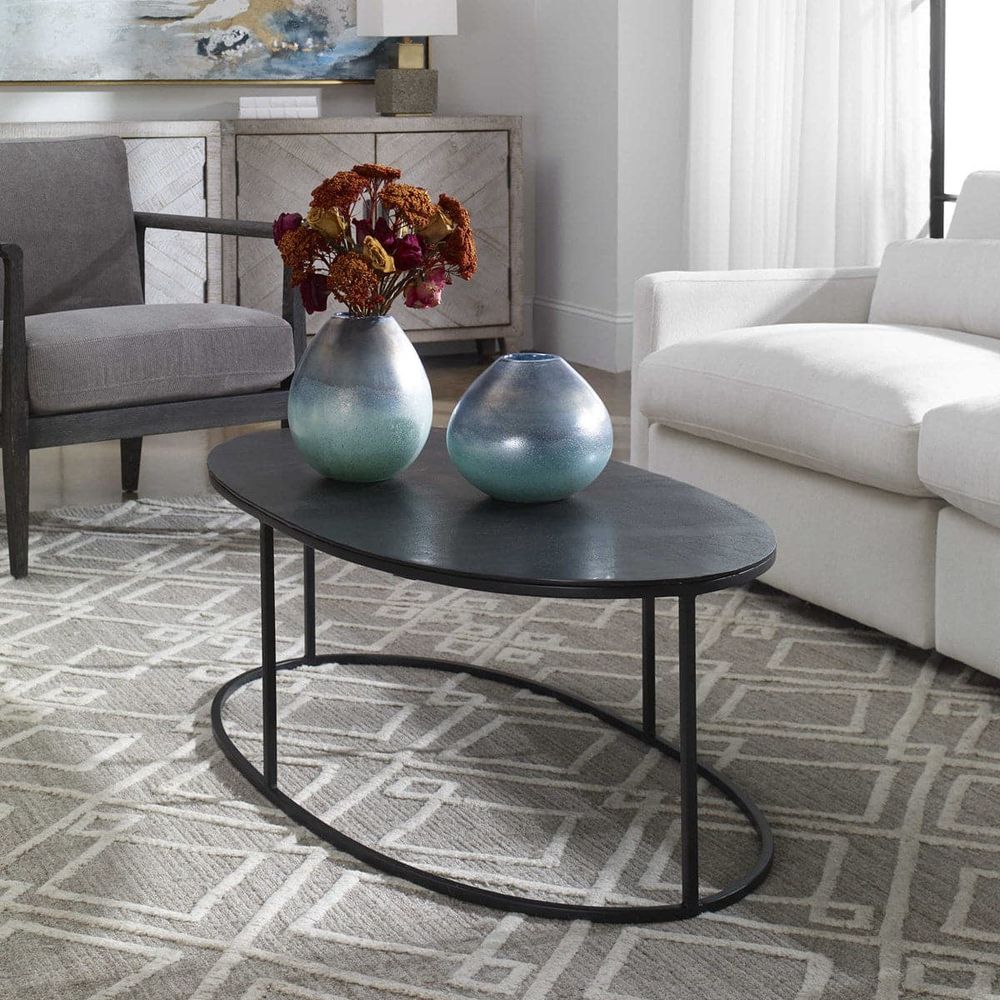 Coreene Oval Coffee Table-Uttermost-UTTM-25152-Coffee Tables-1-France and Son