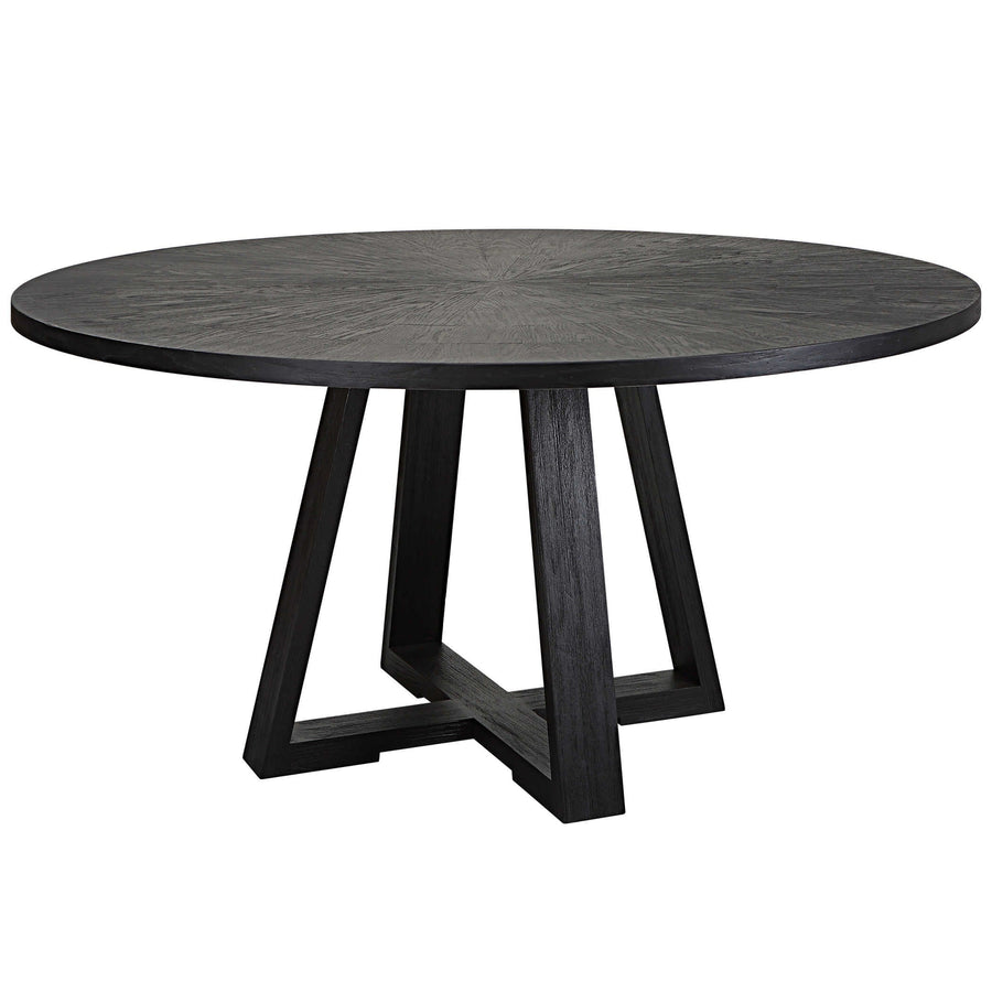 Uttermost Gidran Round Dining Table-Uttermost-UTTM-25206-Dining TablesBlack-1-France and Son