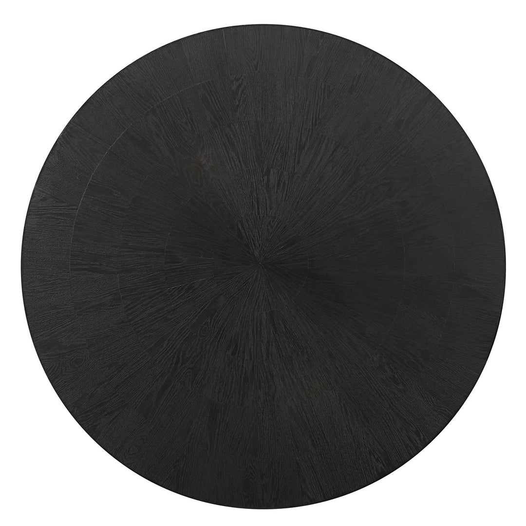 Uttermost Gidran Round Dining Table-Uttermost-UTTM-25206-Dining TablesBlack-5-France and Son