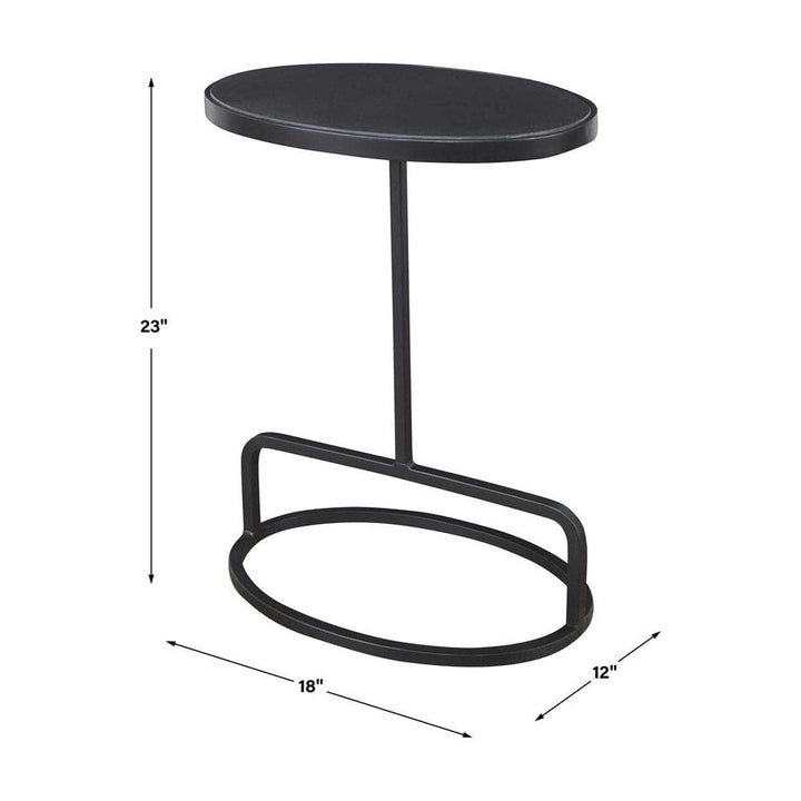Jessenia Accent Table-Uttermost-UTTM-25207-Side TablesBlack-4-France and Son