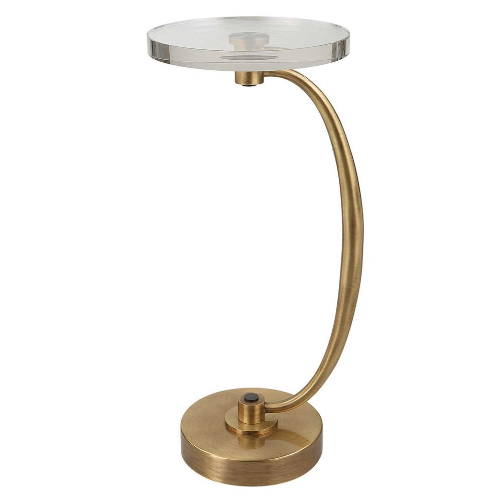 Waveney Drink Table-Uttermost-UTTM-25227-Side TablesBrass-1-France and Son