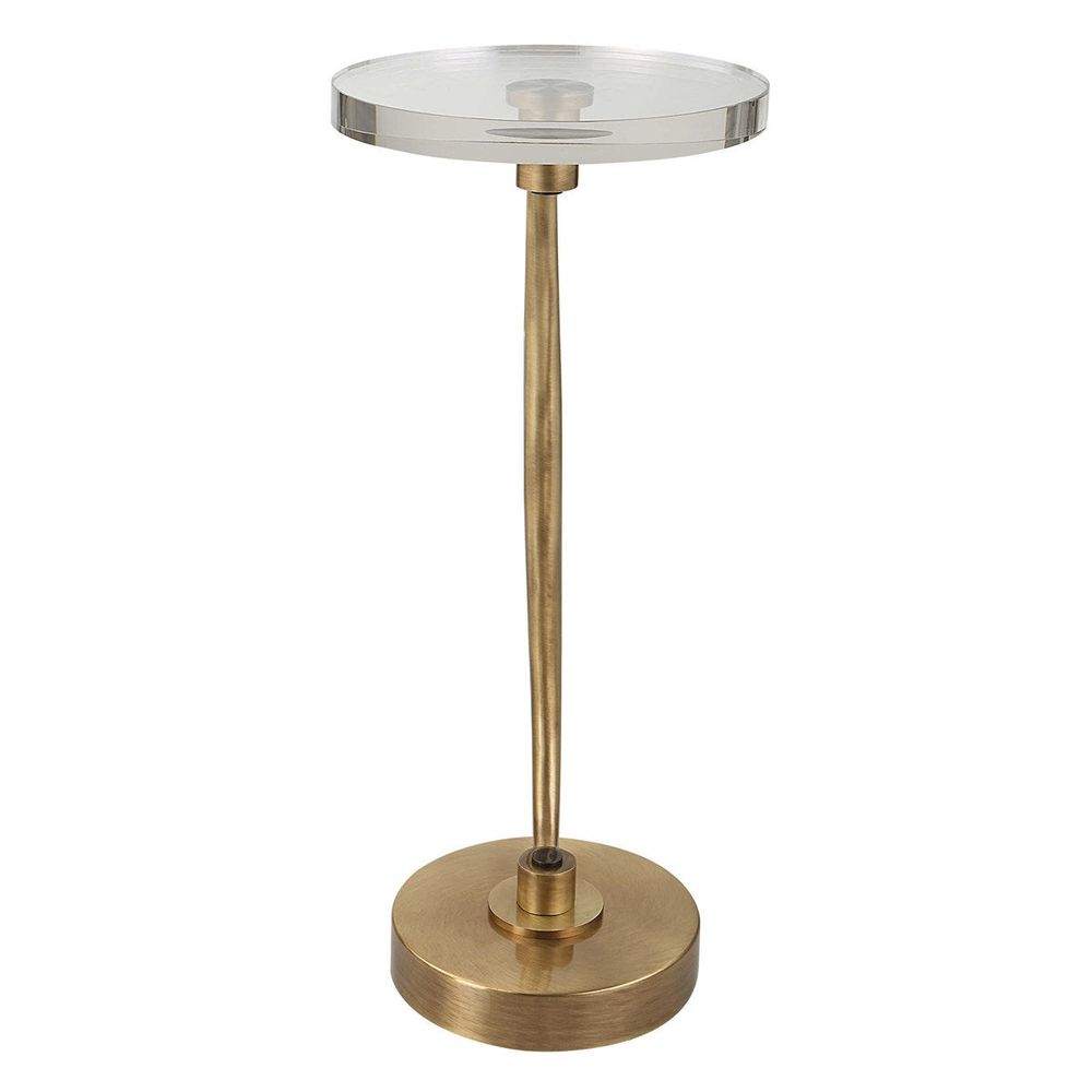 Waveney Drink Table-Uttermost-UTTM-25227-Side TablesBrass-3-France and Son