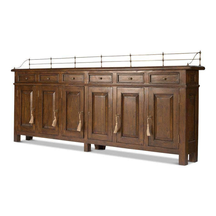 Covent Garden Sideboard Walnut-SARREID-SARREID-25295-3-Sideboards & Credenzas-5-France and Son