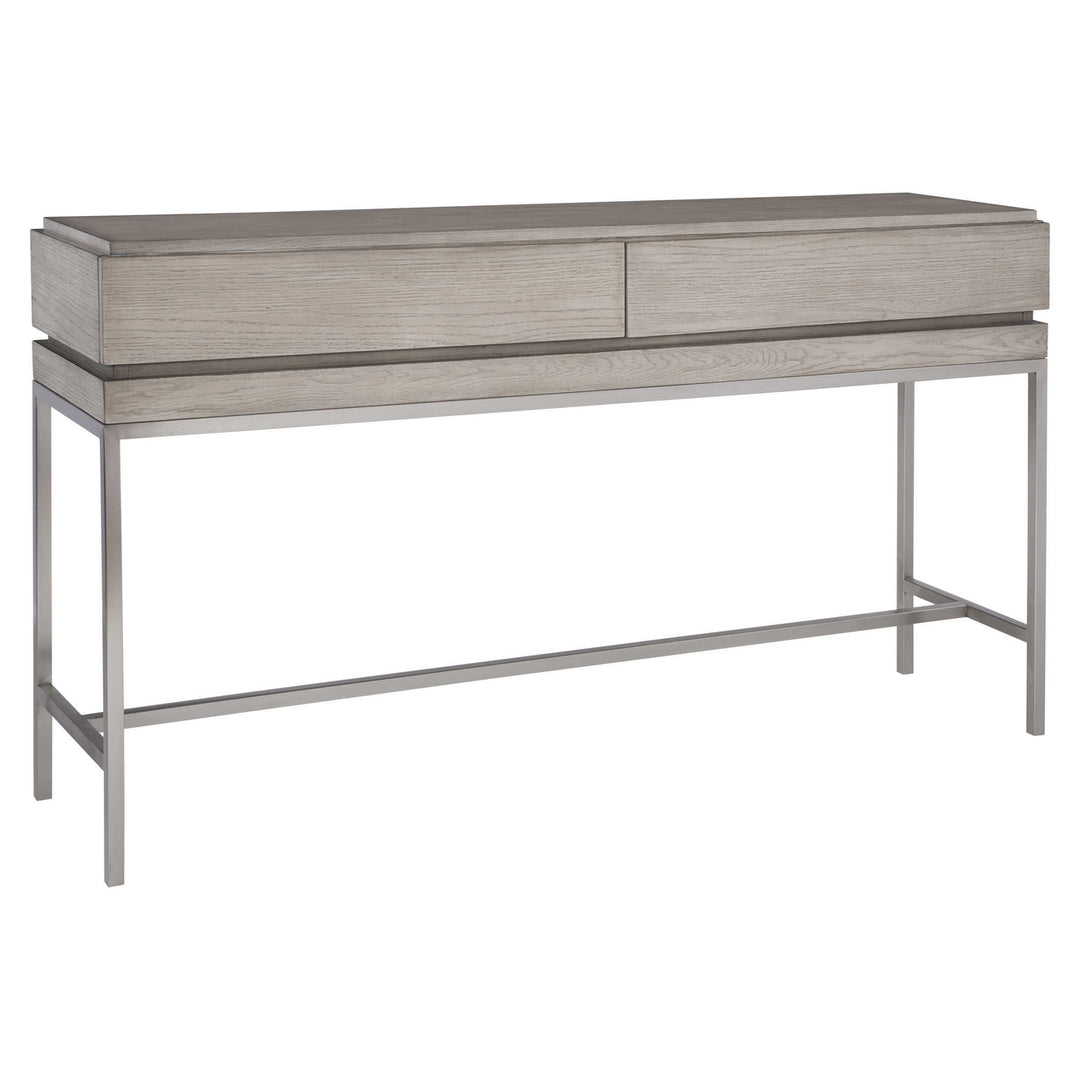 Kamala Gray Oak Console Table-Uttermost-UTTM-25373-Console Tables-1-France and Son